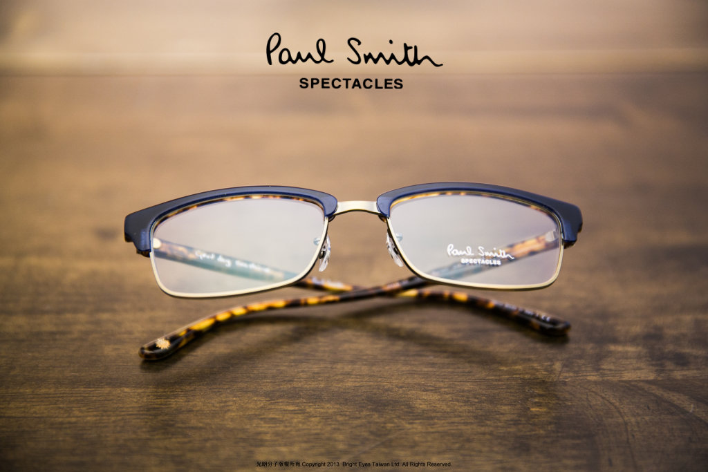 色彩印花再燦爛『Paul Smith』2013秋冬新發售。－光明分子．眼鏡